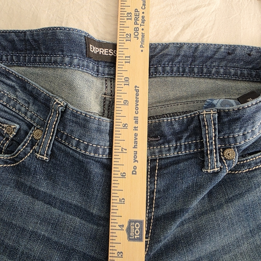 Express Mid Rise Bootcut Jeans 10L - Picture 11 of 11